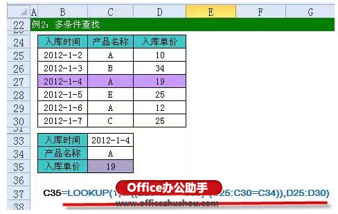excel lookup模糊查找 使用lookup函數(shù)進(jìn)行模糊查找的實(shí)例教程