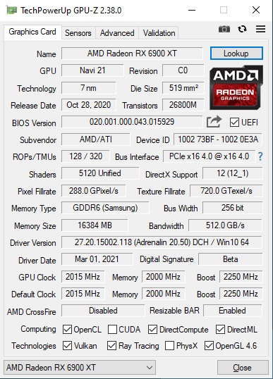 AMD 新款中端顯卡 RX 6600 系列要來了，已獲 GPU-Z 支持