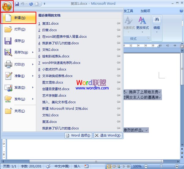 怎么解除文檔密碼 在Word2007中如何解除文檔的保護(hù)密碼