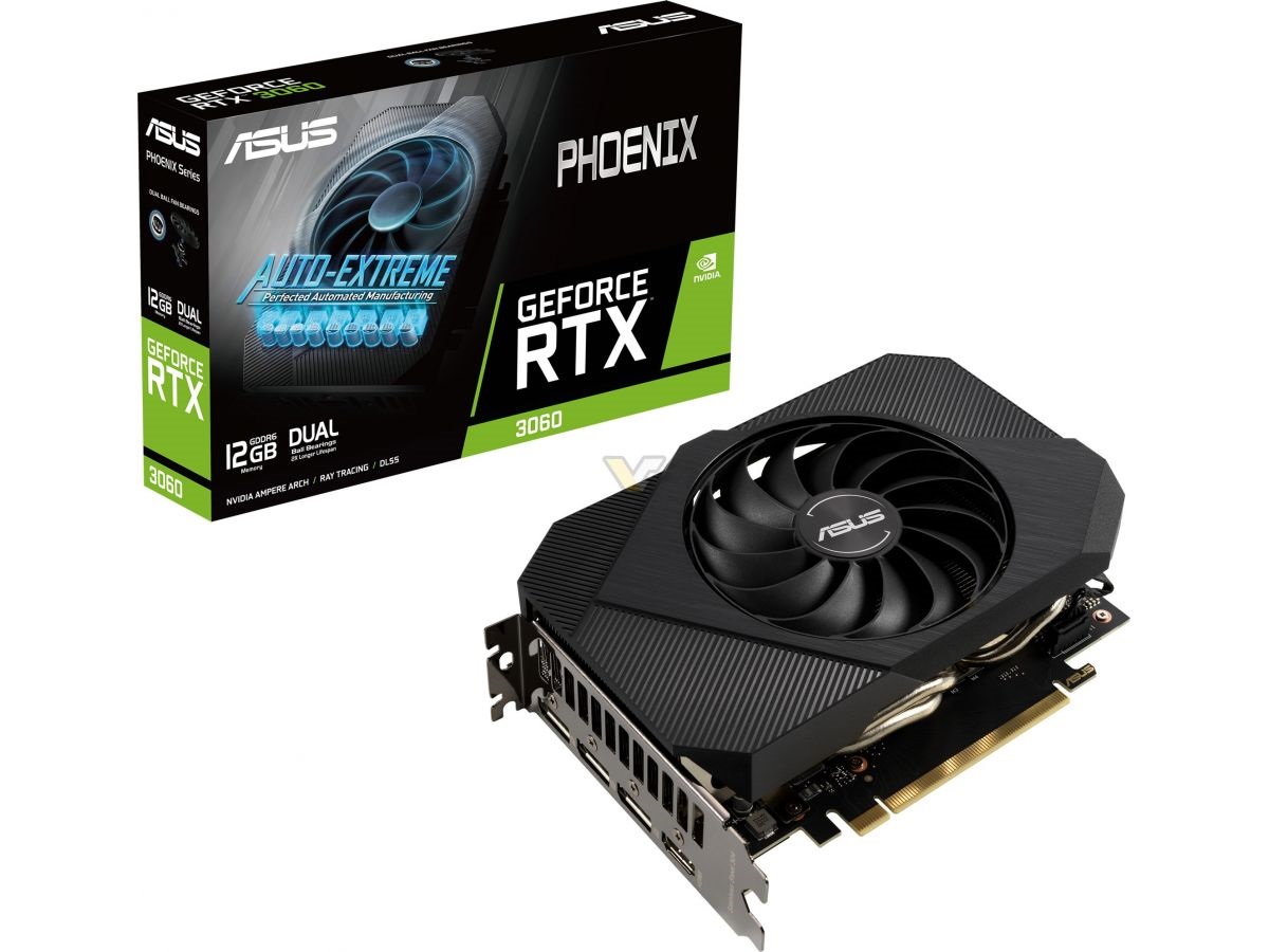 華碩發(fā)布單風扇版 RTX 3060 顯卡，長度僅 17.7cm