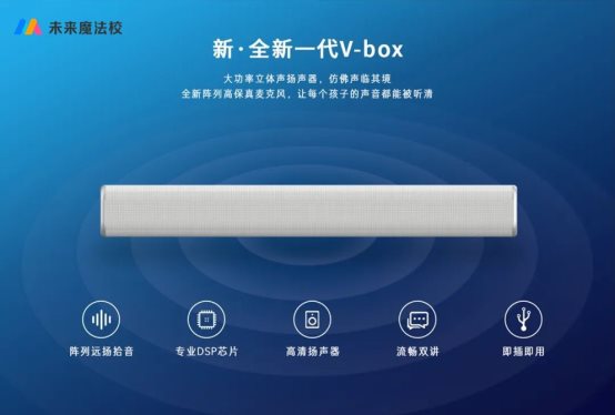 未來魔法校硬件設(shè)備升級，推出VBOX-4.0音響提高教室交互體驗