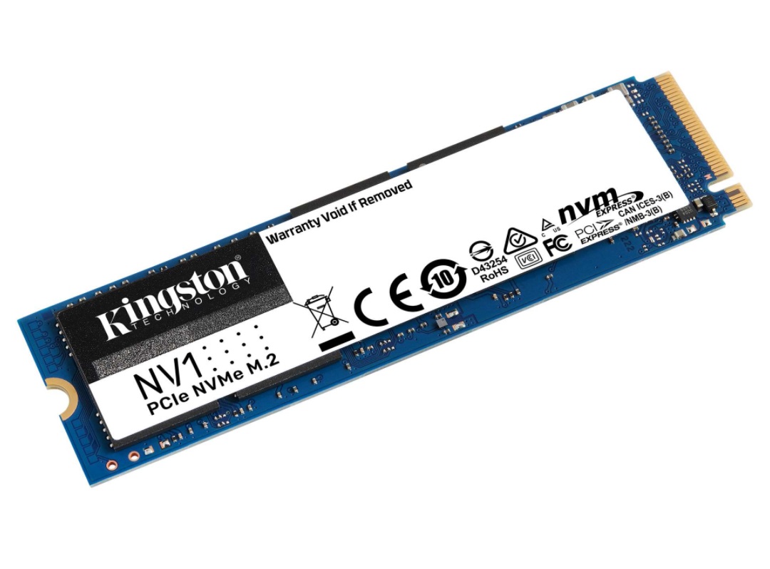 金士頓發(fā)布 NV1 NVMe 固態(tài)硬盤:順序讀取 2100MB/s