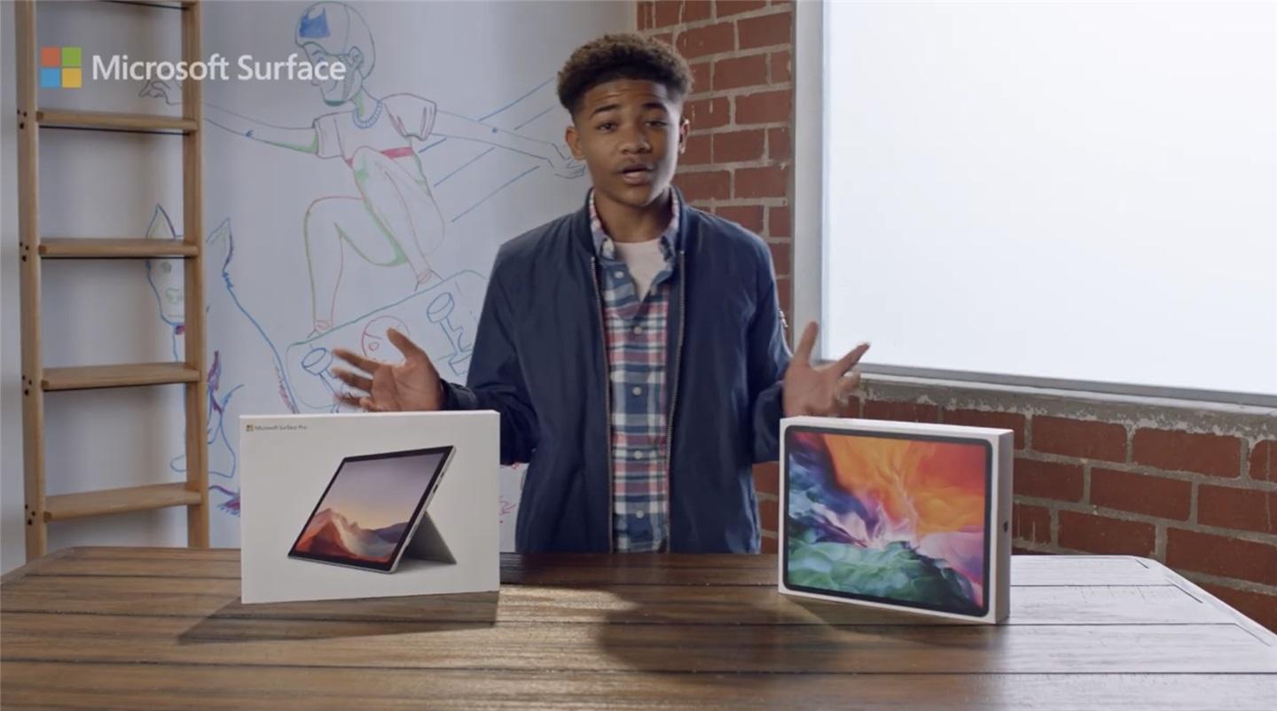 微軟新廣告宣傳 Surface Pro 7，全面超過蘋果 iPad Pro