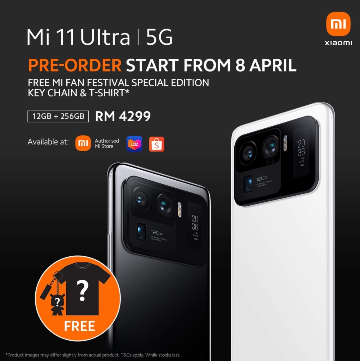 小米 11 Ultra 將于 4 月 8 日在海外開售，售價(jià)約 6800 元