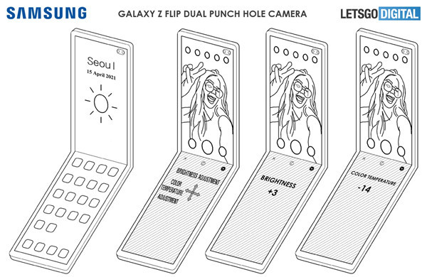 三星公開雙向折疊屏手機專利 會是Galaxy Z Flip 3嗎？