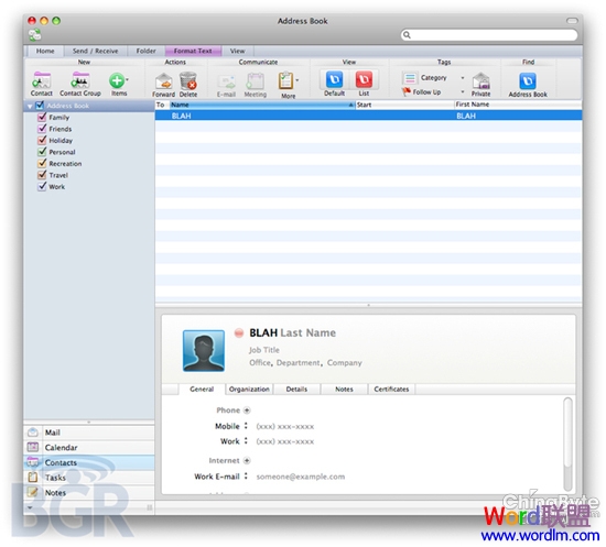 Office 2011 for Mac最新截圖 微軟辦公軟件Office 2011 for Mac最新截圖曝光