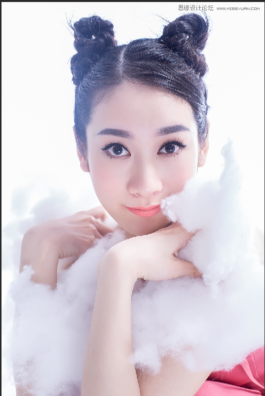 PS給美女私房照添加唯美雪景效果