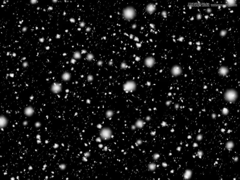 PS給美女私房照添加唯美雪景效果
