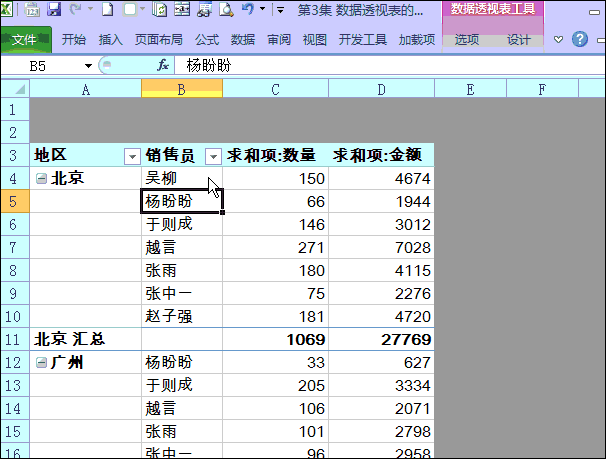 excel數據透視表 Excel數據透視表10大常用技巧