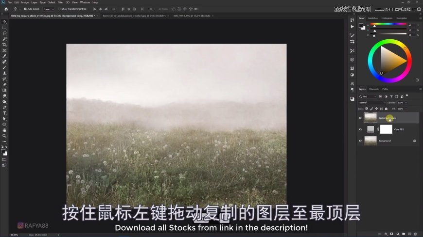 PS創(chuàng)意合成森林中的新娘和鳥籠