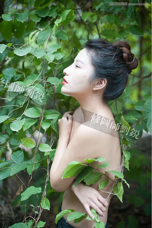 PS調(diào)美女唯美的電影膠片效果