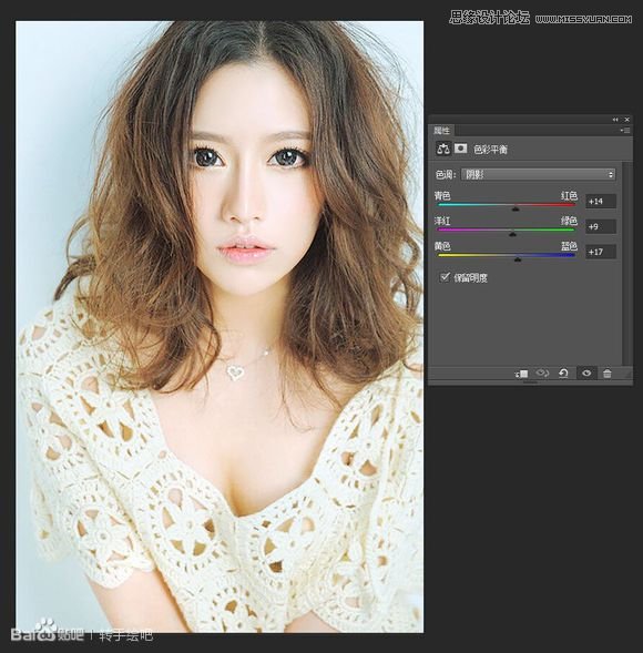 PS給清純女孩轉(zhuǎn)唯美手繪效果