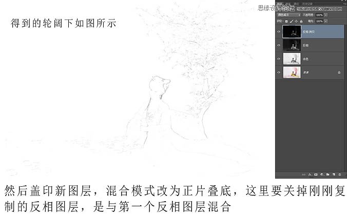 用PS為美女寫真調(diào)出中國風(fēng)仿工筆畫效果