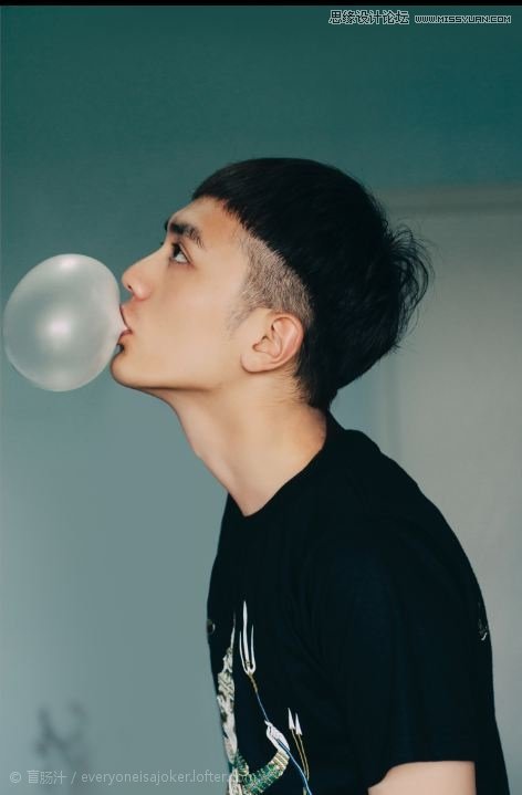 PS結(jié)合濾鏡設(shè)計(jì)創(chuàng)意的人像泡泡效果