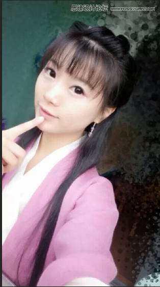 PS結(jié)合SAI把可愛女生轉(zhuǎn)手繪處理