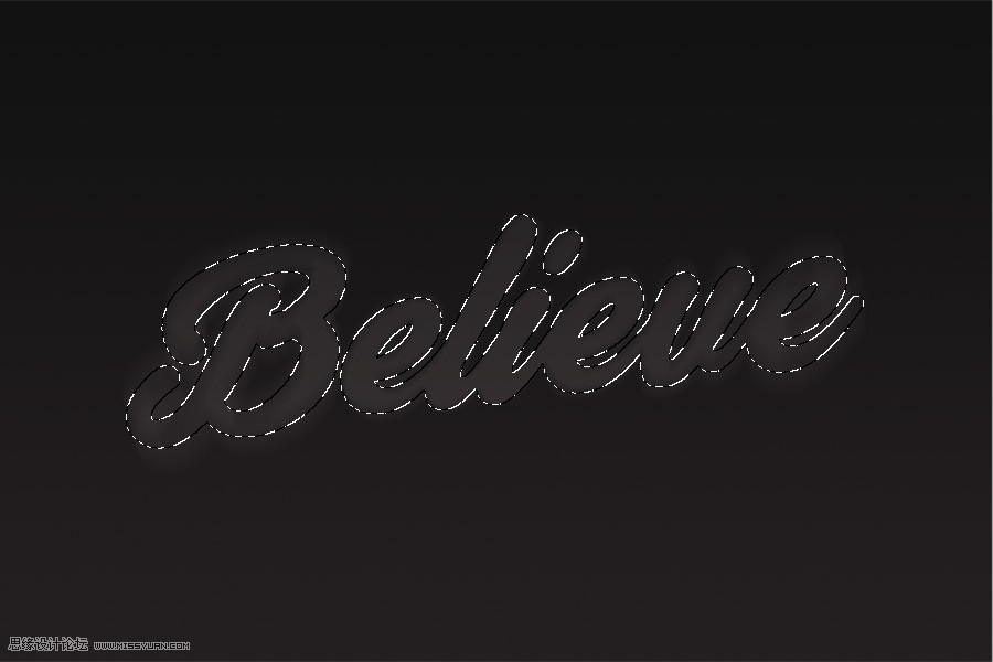 PS制作絢麗星空裝飾的藝術字教程