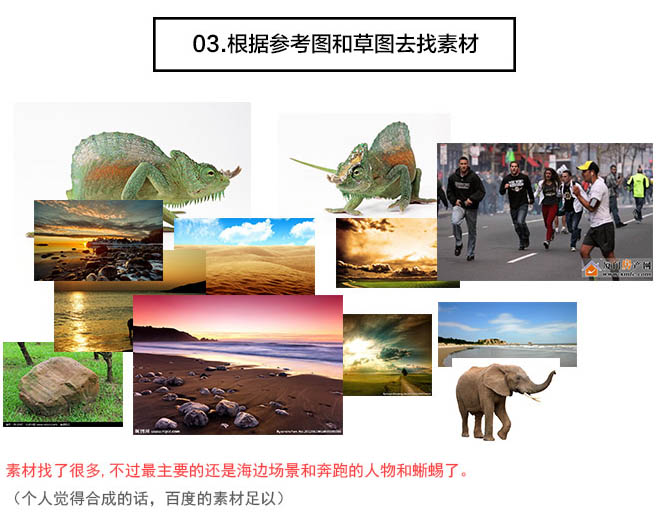 PS合成超酷的蜥蜴電影海報(bào)教程