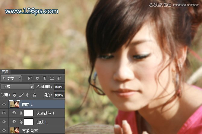 PS制作美女照片唯美的藍(lán)色效果