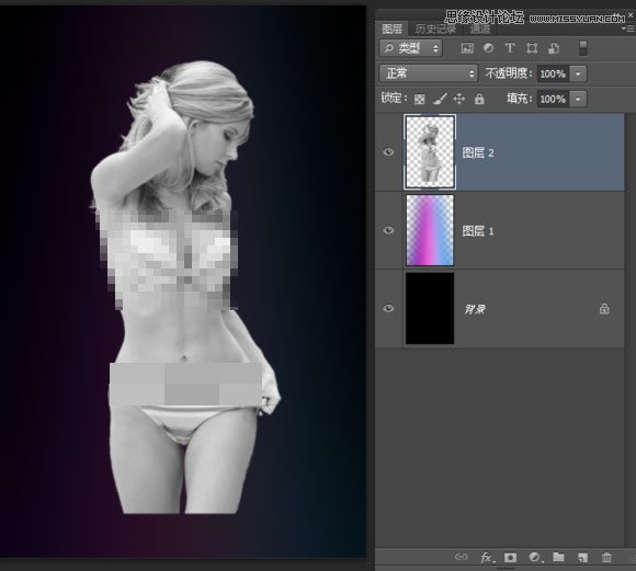 PS合成創(chuàng)意大氣的煙霧人像效果