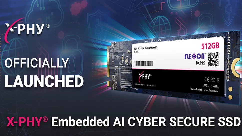 Flexxon 推出內(nèi)置 AI 主動安全防護(hù)功能的 NVMe 固態(tài)硬盤