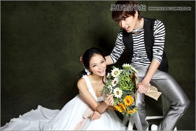 PS隨心所欲給婚紗照片換背景