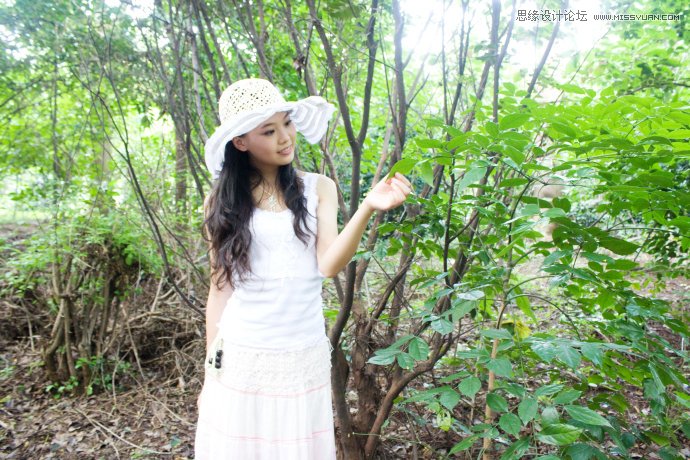 PS調(diào)出外景美女唯美柔色調(diào)