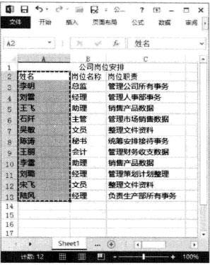 excel設(shè)置單元格列寬 Excel 2013中通過(guò)復(fù)制操作來(lái)設(shè)置單元格列寬的方法