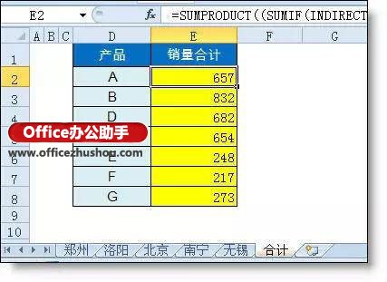 excel sumif函數(shù)多條件求和 sumif的高級(jí)用法：跨多表?xiàng)l件求和