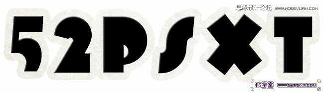 PS制作可愛的卡通描邊字教程