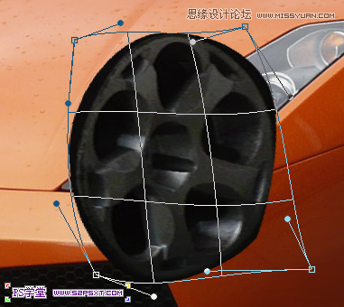 PS設(shè)計夢幻炫彩效果的跑車場景