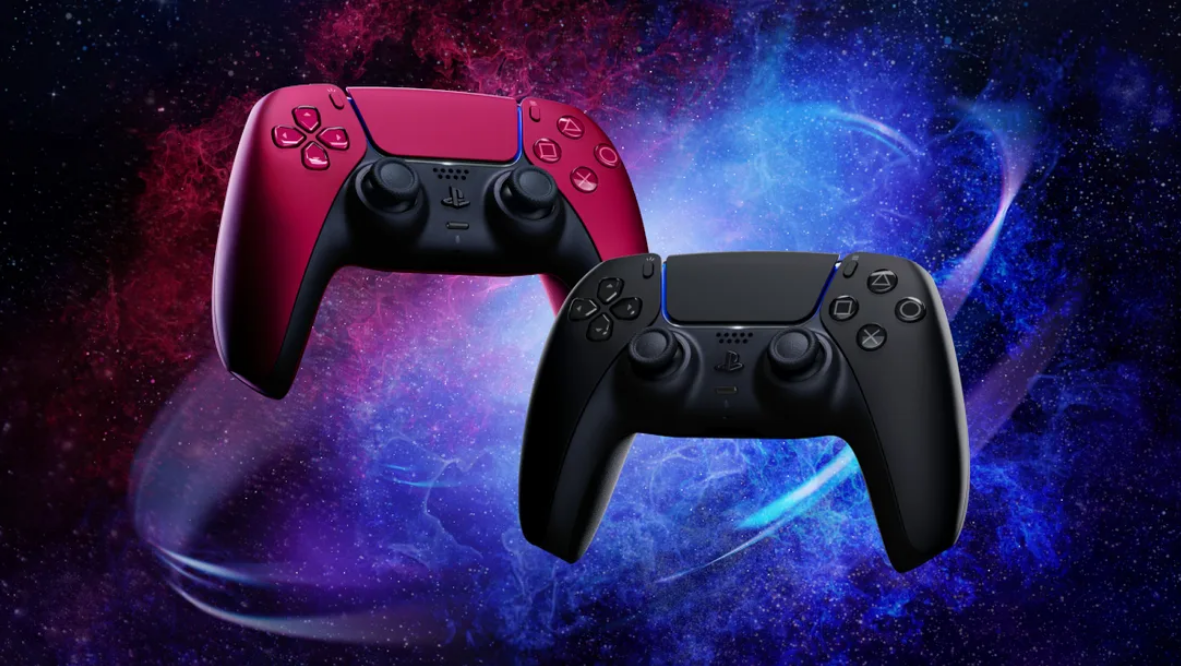 索尼PS5全新DualSense無線手柄午夜黑、星塵紅發(fā)布