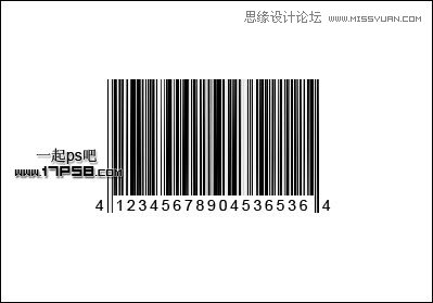 PS簡單制作條形碼新手教程