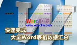 表格數(shù)據(jù)批量導(dǎo)入文檔 Word2007文檔里面如何批量搞定表格數(shù)據(jù)的匯總工作