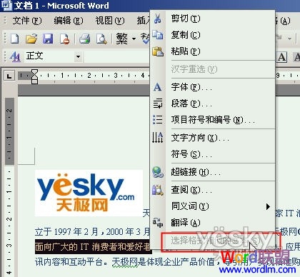 選擇格式相似的文本 找回Word“選擇格式相似的文本”命令