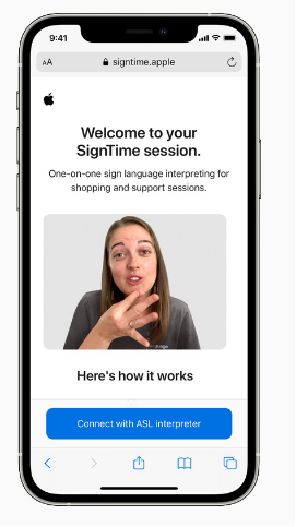 蘋果將新推一系列殘障輔助功能：SignTime 手語(yǔ)翻譯、Apple Watch 輔助觸控、iPad 眼球追蹤、背景音等