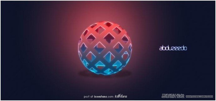 PS輕松使制作3D光感球體