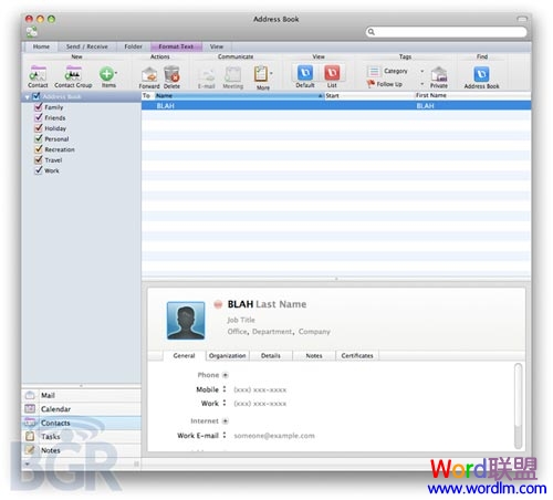 Office 2011辦公軟件細(xì)節(jié)泄露 Office 2011辦公軟件更多細(xì)節(jié)泄露
