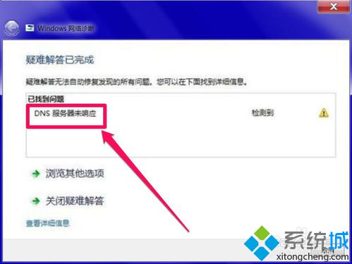 電腦無法連接網(wǎng)絡(luò)并診斷提示DNS服務(wù)器未響應(yīng)的解決方法