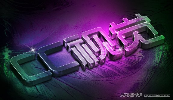 PS結(jié)合AI制作炫酷的3D字教程