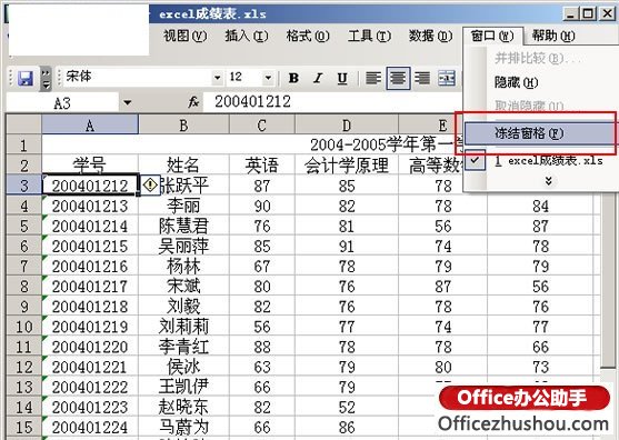 excel凍結(jié)單元格 Excel中如何凍結(jié)單元格？凍結(jié)單元格如何固定指定的行或列