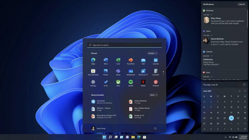 微軟 Win11 運(yùn)行硬件最小需求配置公布：1GHz 64 位處理器，4GB 內(nèi)存 / 64GB 存儲(chǔ)