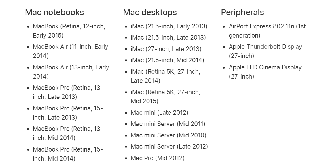 蘋果將 2015 款 12 英寸 Retina MacBook 添加到過時產(chǎn)品列表