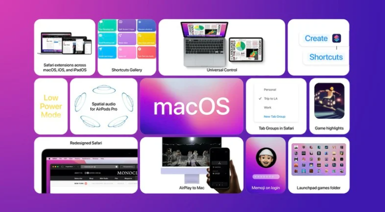 蘋果推送 macOS 12 Monterey 首個(gè)公測版 Beta 更新