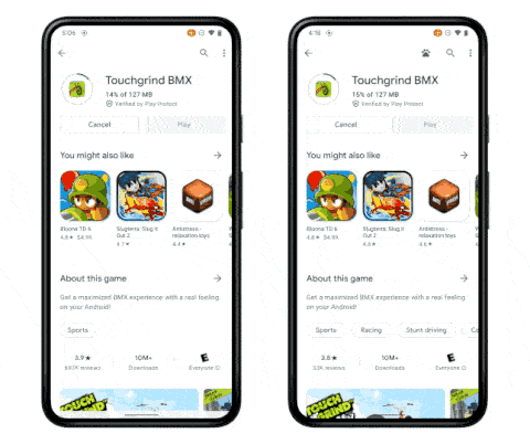 Android 12獨占的新功能曝光:游戲不用下載完就能玩