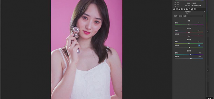 用PS給美女模特后期美容瘦身