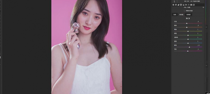 用PS給美女模特后期美容瘦身