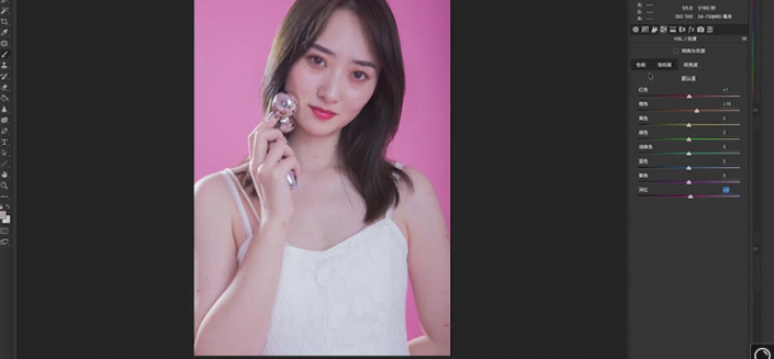 用PS給美女模特后期美容瘦身