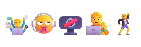 微軟公布全新“流暢設(shè)計”Emoji:2D變3D 會動了