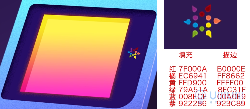 AI+PS教程！教你制作噪點(diǎn)風(fēng)格立體漸變掌上游戲機(jī)