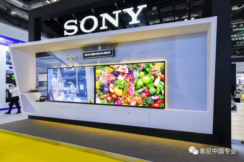 索尼發(fā)布 100 英寸 BRAVIA 商用顯示器，展現(xiàn) Crystal LED 黑彩晶顯示屏